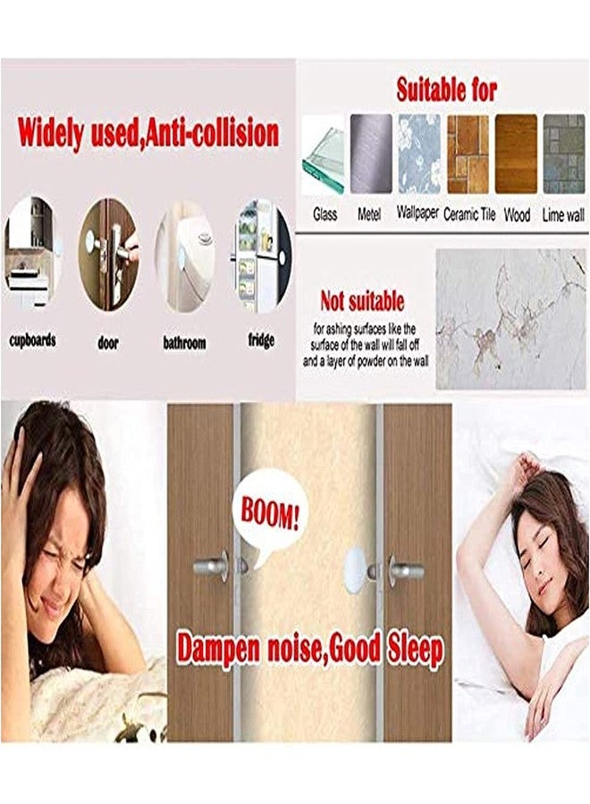 Hyderon 80 Pcs Self Sticking Round Felt Pads Non Skid Floor Protector Furniture Pad Noise Insulation Pad Floor Bumper, Beige - Image 4